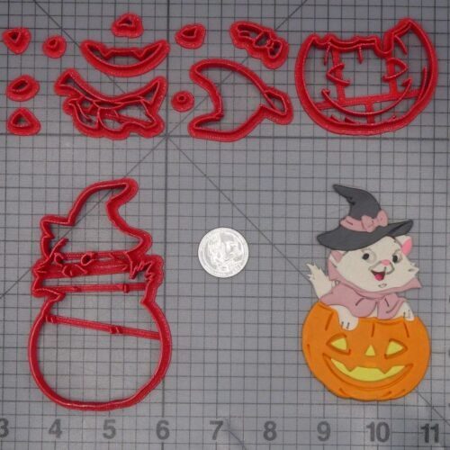 Halloween - Aristocats - Marie Witch in Jack O Lantern 266-L015 Cookie Cutter Set