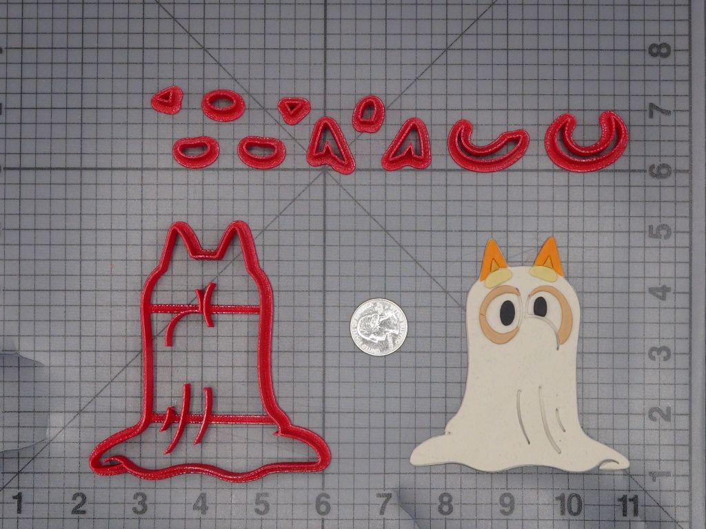 Halloween - Bluey - Bingo Ghost 266-L014 Cookie Cutter Set