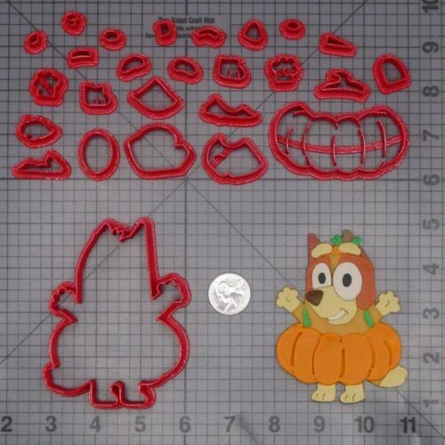 Halloween - Bluey - Bingo Pumpkin 266-K978 Cookie Cutter Set