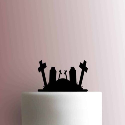 Halloween - Graveyard 225-C020 Cake Topper