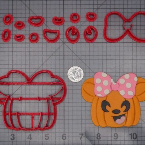 Halloween - Minnie Mouse Jack O Lantern 266-K982 Cookie Cutter Set