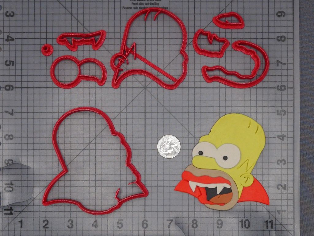 Halloween - Simpsons - Homer Vampire 266-K981 Cookie Cutter Set