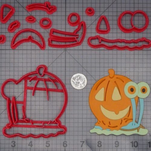 Halloween - Spongebob Squarepants - Gary Jack O Lantern 266-K987 Cookie Cutter Set