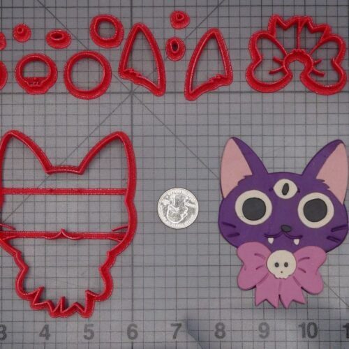 Halloween - Three Eyed Cat Head 266-K998 Cookie Cutter Set