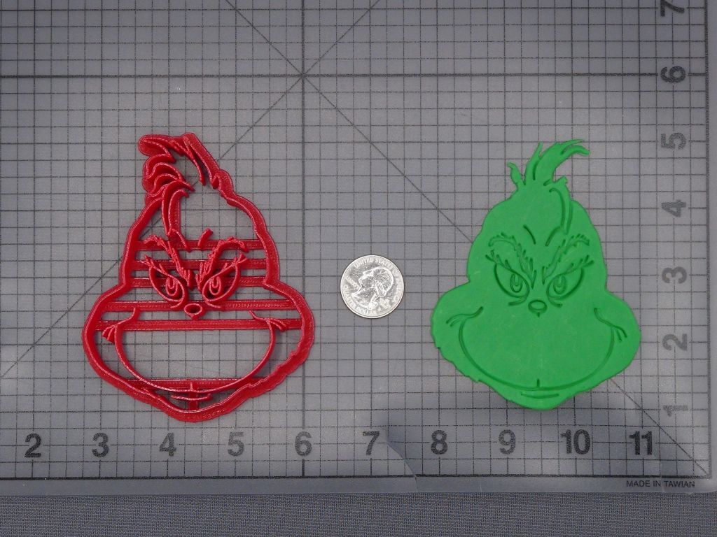 How the Grinch Stole Christmas - Grinch Head 266-L003 Cookie Cutter