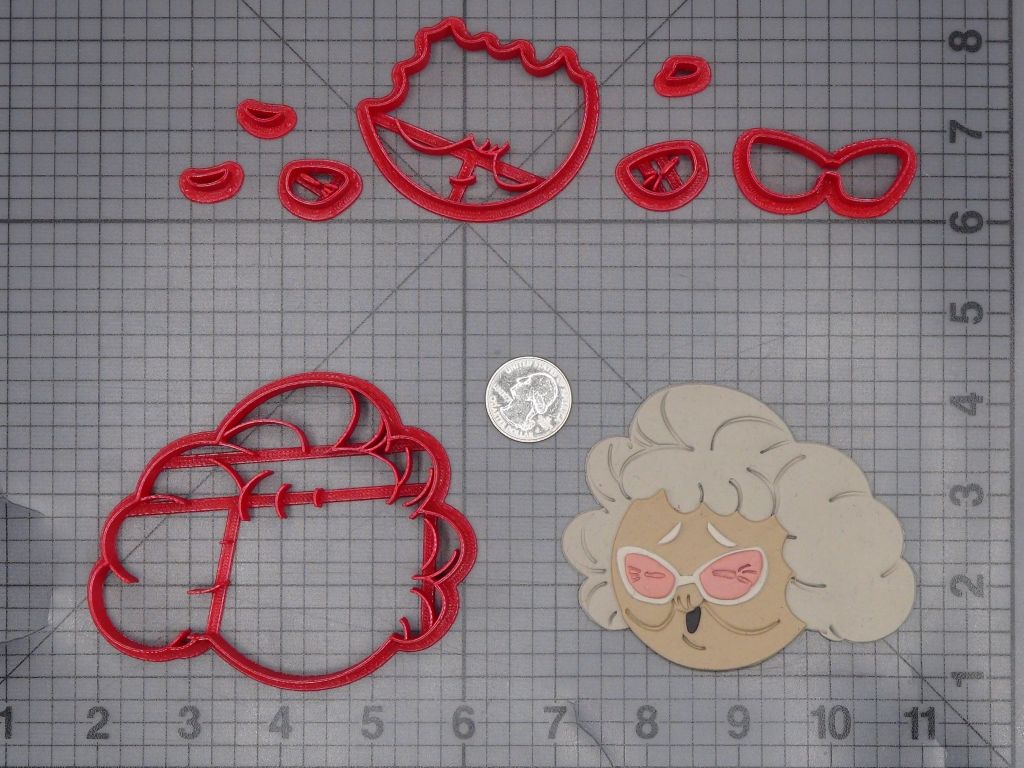 Inside Out - Nostalgia Head 266-L118 Cookie Cutter Set