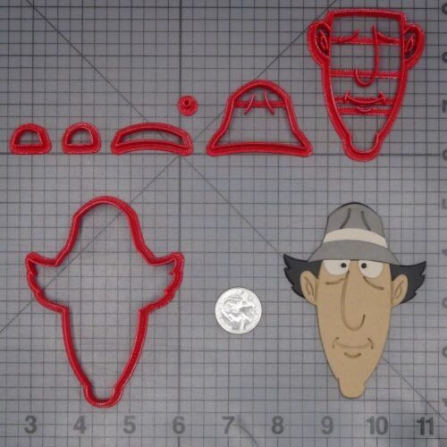 Inspector Gadget Head 266-K776 Cookie Cutter Set