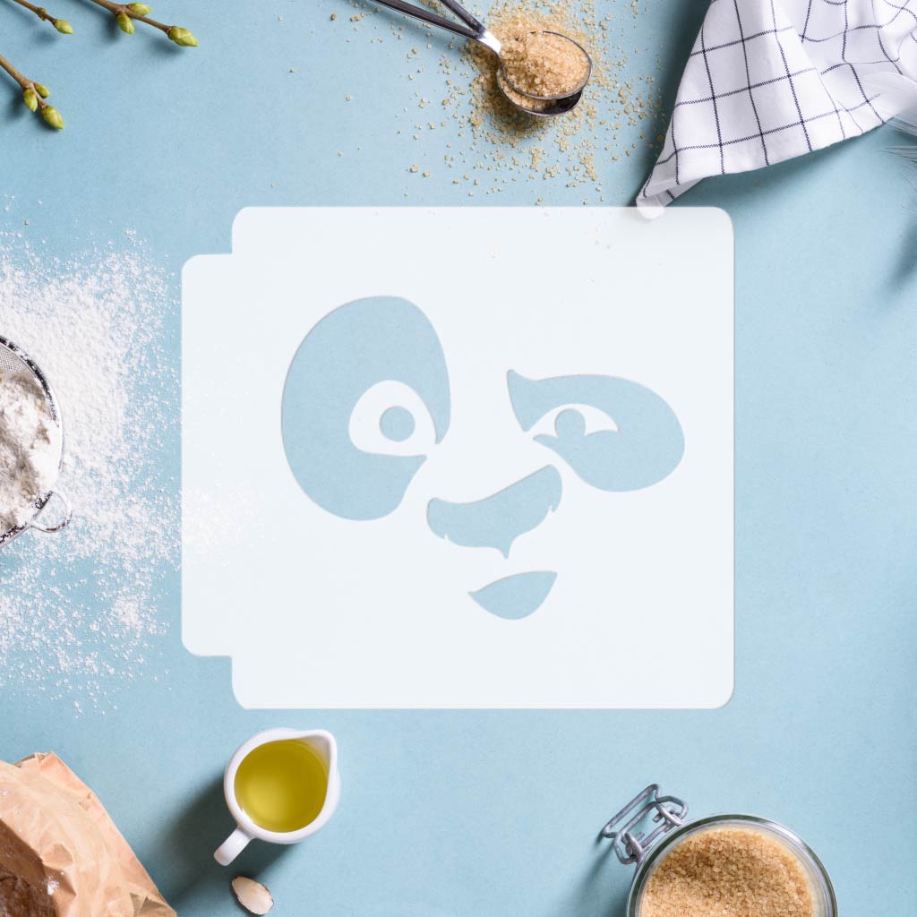 Kung Fu Panda Face 783-I674 Stencil