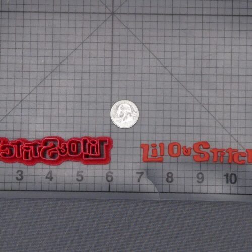 Lilo and Stitch Logo 266-H355 Cookie Cutter