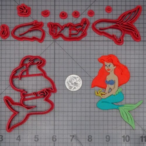 Little Mermaid - Ariel Body 266-K946 Cookie Cutter Set