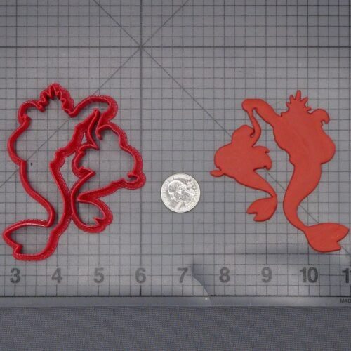 Little Mermaid - Ariel and Triton 266-K902 Cookie Cutter Silhouette