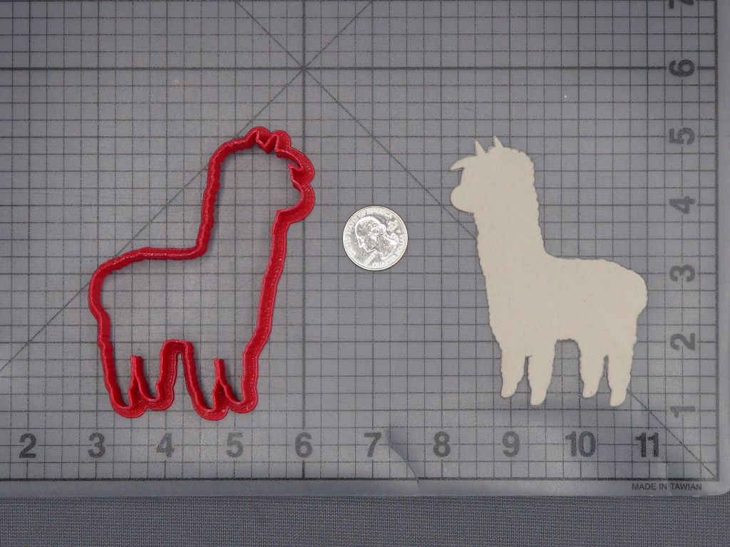 Llama 266-K659 Cookie Cutter Silhouette