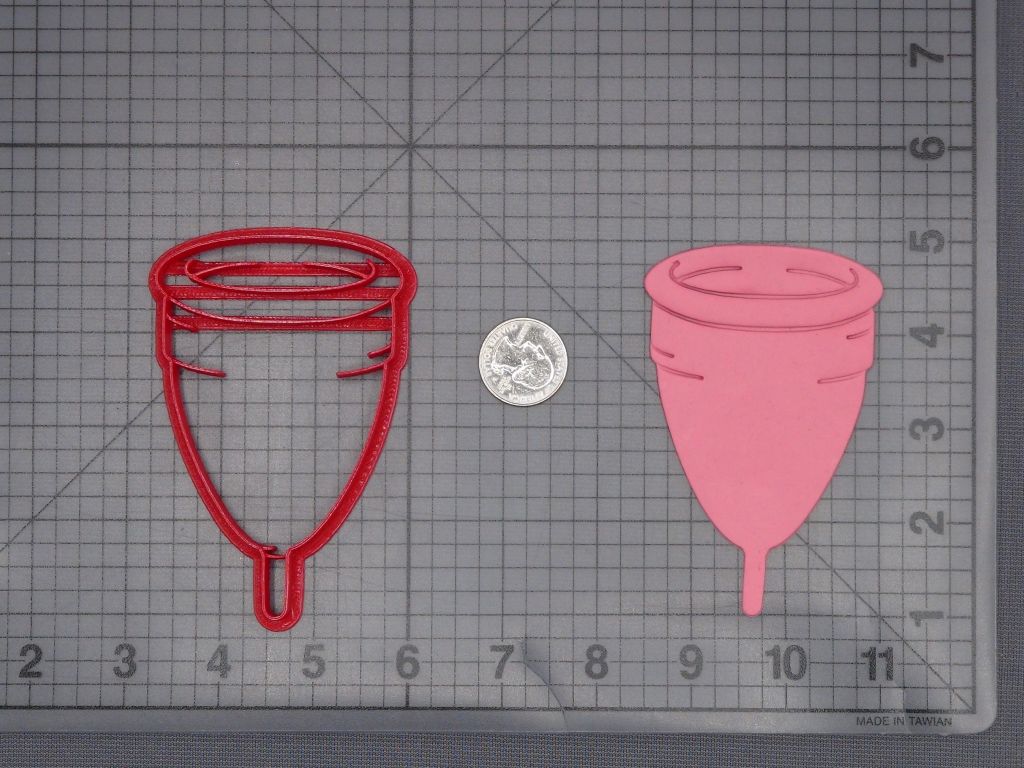 Menstrual Cup 266-K658 Cookie Cutter