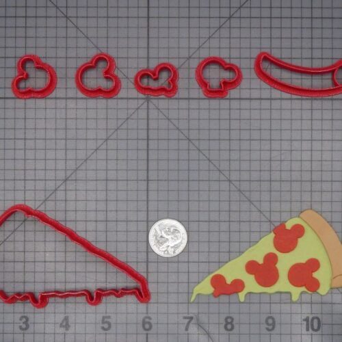 Mickey Mouse Pizza 266-K952 Cookie Cutter Set