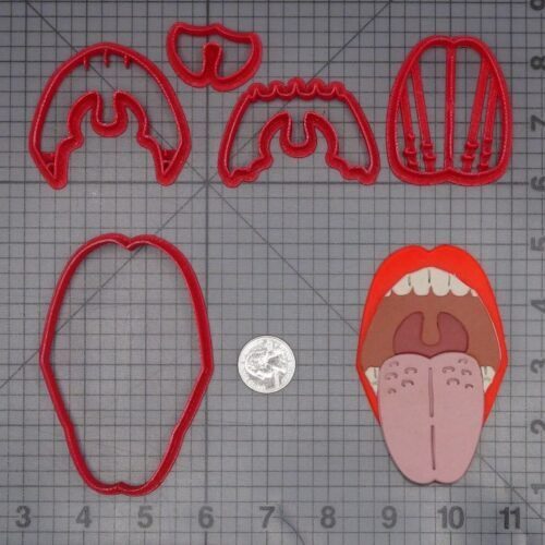 Mouth Tongue Out 266-K751 Cookie Cutter Set