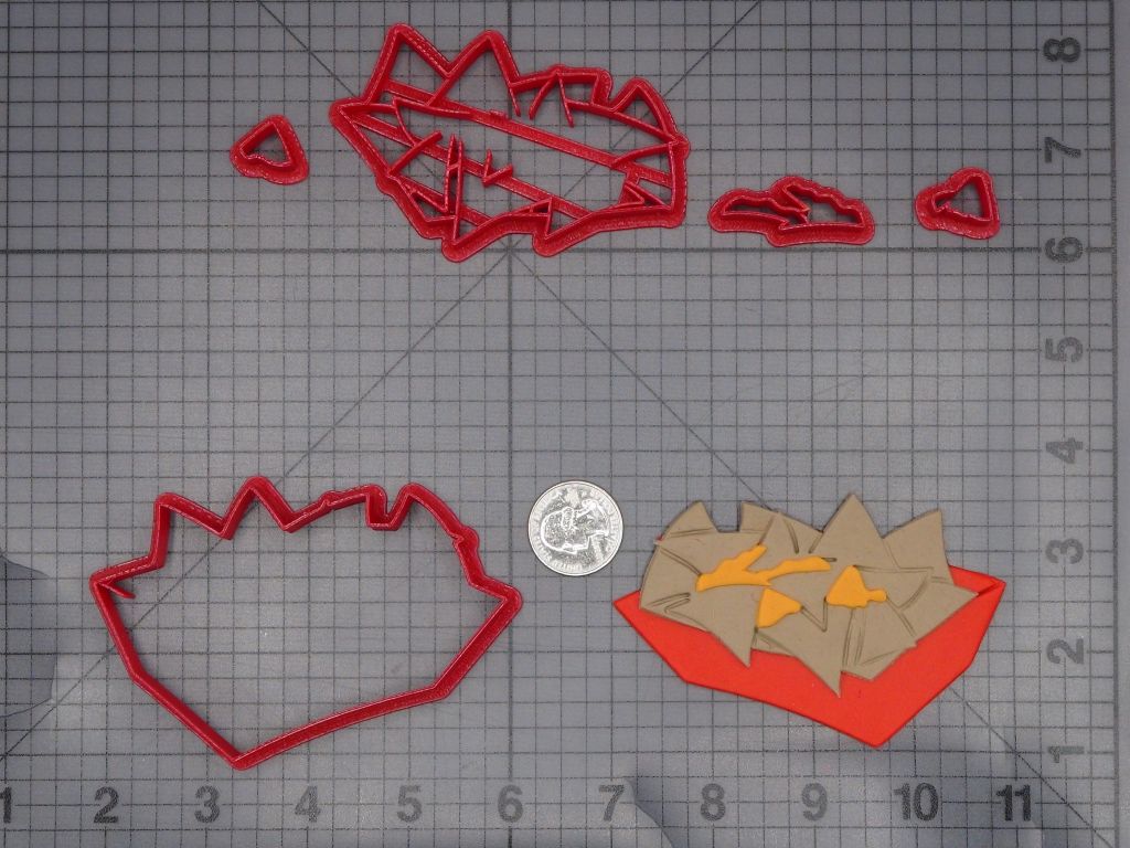 Nacho Chips 266-K855 Cookie Cutter Set
