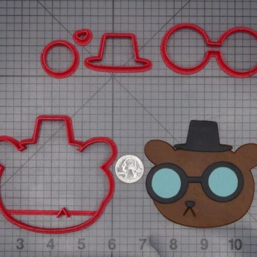 Night in the Woods - Angus Delaney Bear Head 266-K881 Cookie Cutter Set