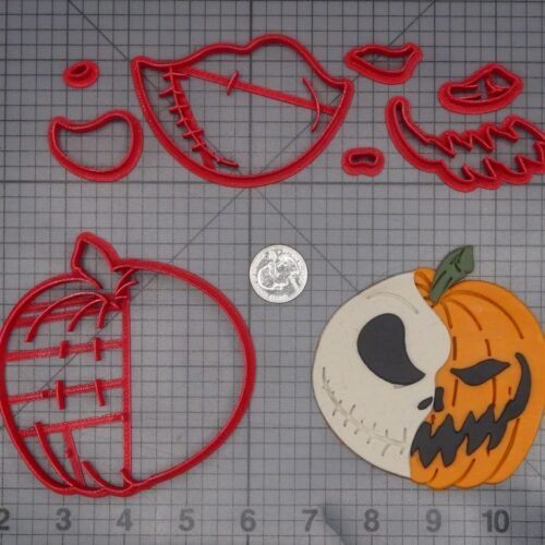 Nightmare Before Christmas - Jack Skeleton Jack O Lantern 266-K984 Cookie Cutter Set