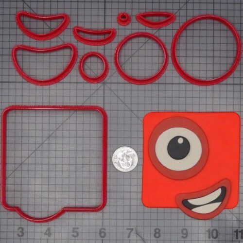 Numberblock Adventures - One Head 266-K908 Cookie Cutter Set