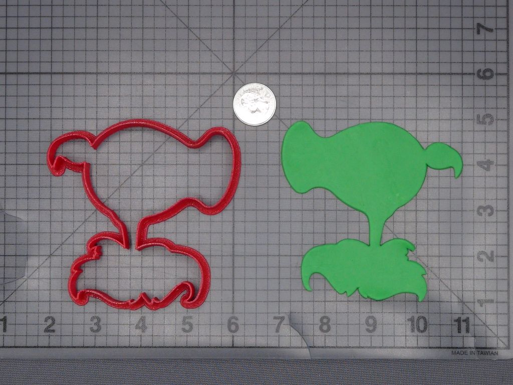 Plants Vs Zombie - PVZ - Plant 266-K903 Cookie Cutter Silhouette