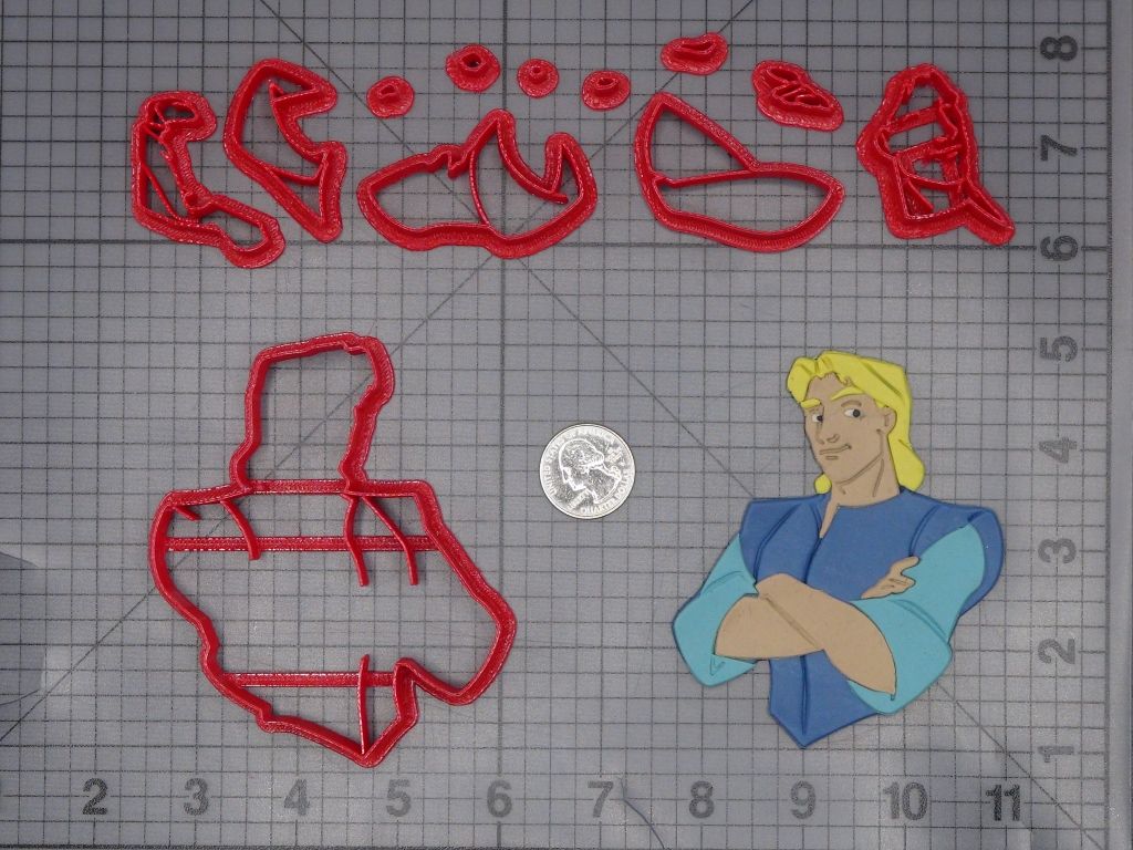 Pocahontas - John Smith 266-F765 Cookie Cutter Set
