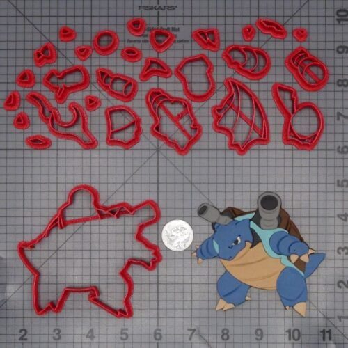 Pokemon - Blastoise Body 266-K647 Cookie Cutter Set