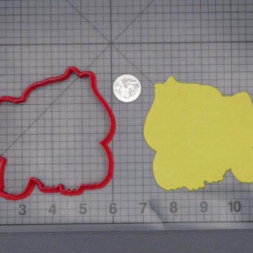 Pokemon - Bulbasaur Body 266-K938 Cookie Cutter Silhouette
