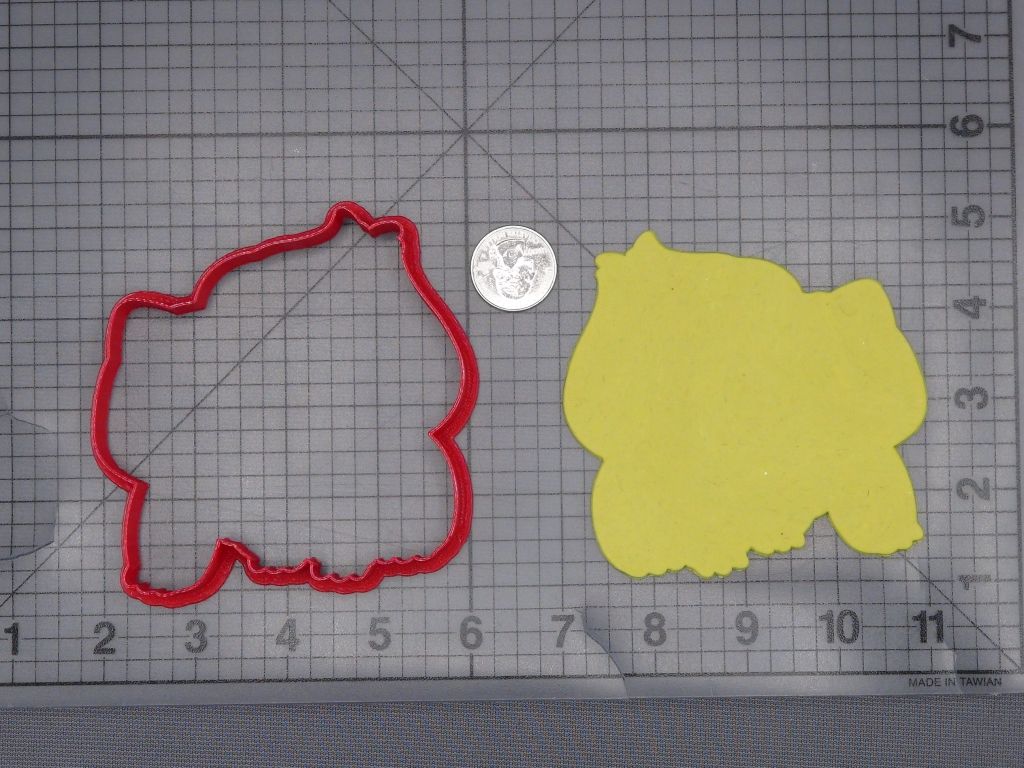 Pokemon - Bulbasaur Body 266-K938 Cookie Cutter Silhouette
