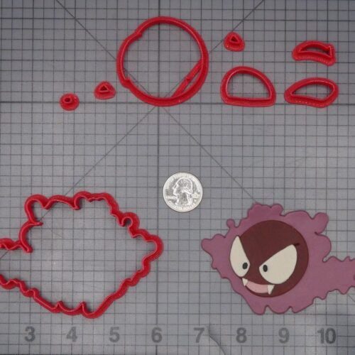 Pokemon - Gastly 266-K879 Cookie Cutter Set