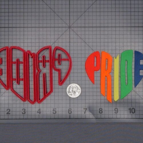 Pride Heart 266-G375 Cookie Cutter Set