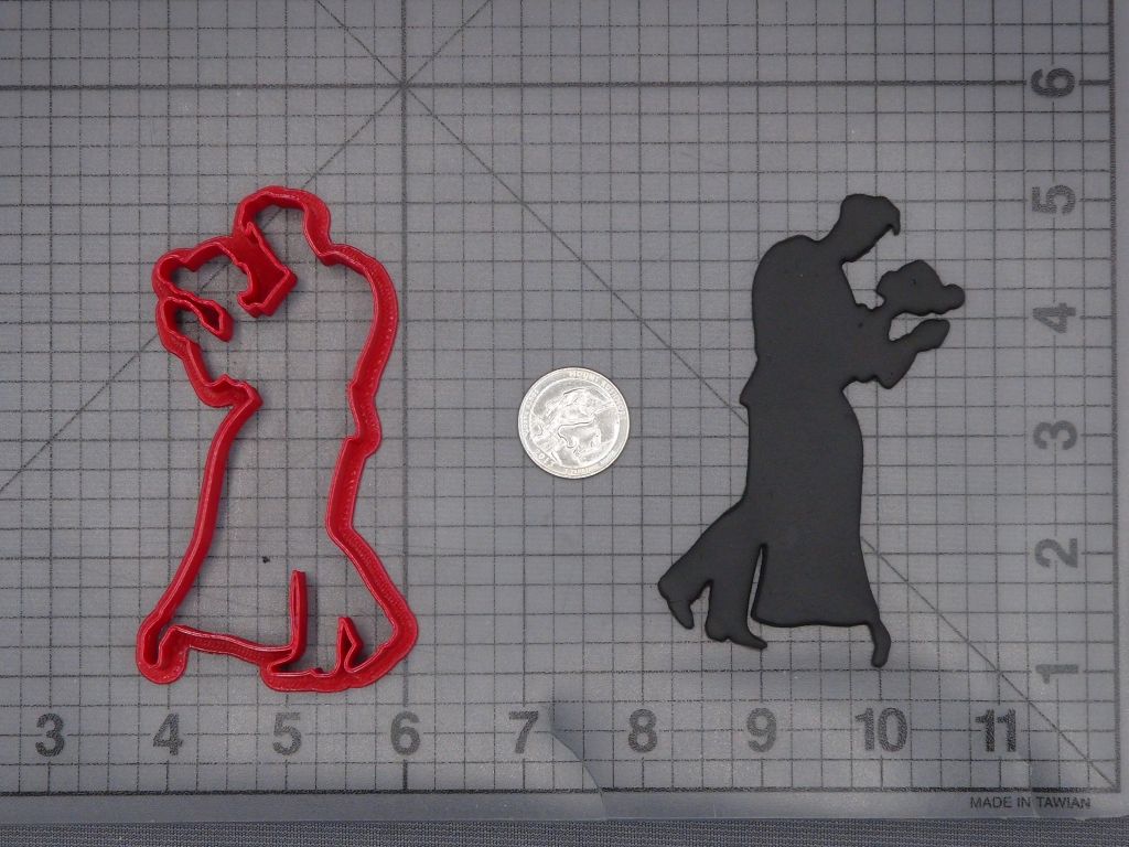 Princess and the Frog - Tiana and Naveen 266-K868 Cookie Cutter Silhouette