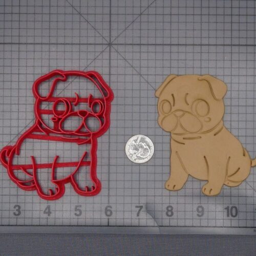 Pug Dog Body 266-K729 Cookie Cutter
