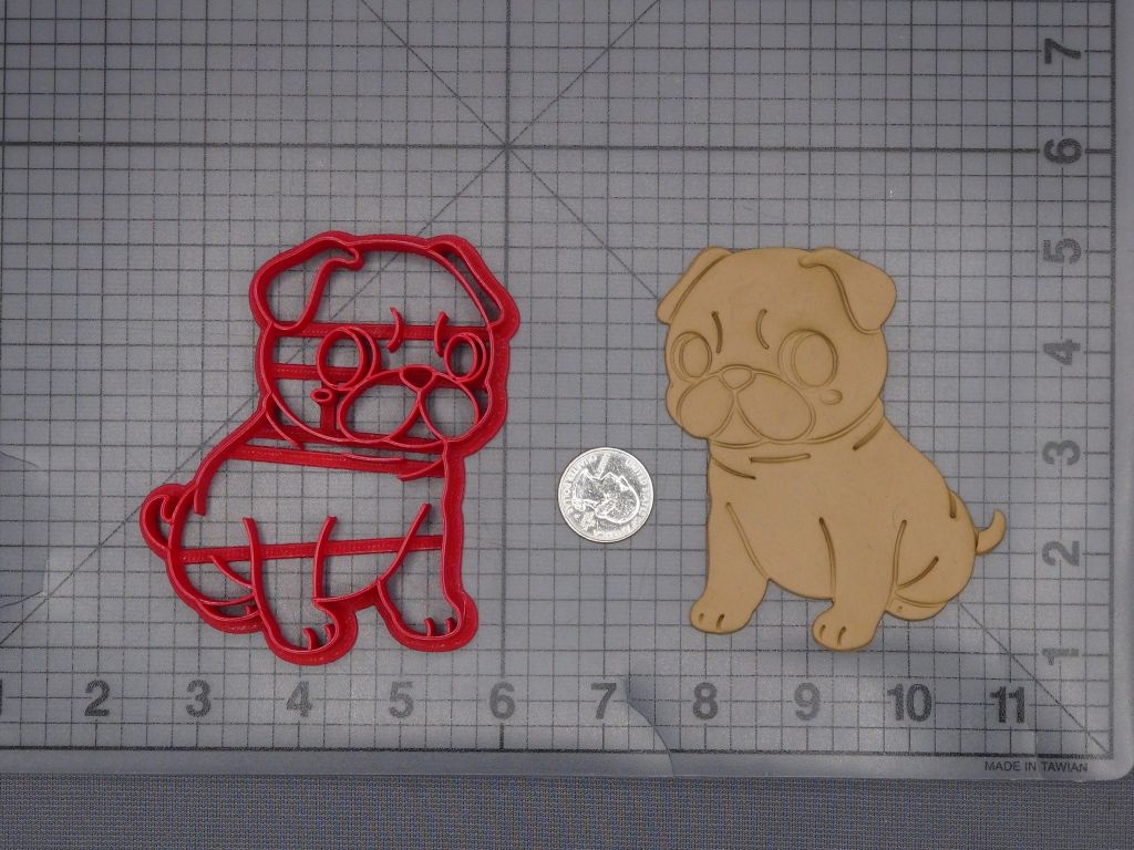 Pug Dog Body 266-K729 Cookie Cutter