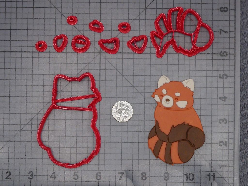 Red Panda 266-K929 Cookie Cutter Set