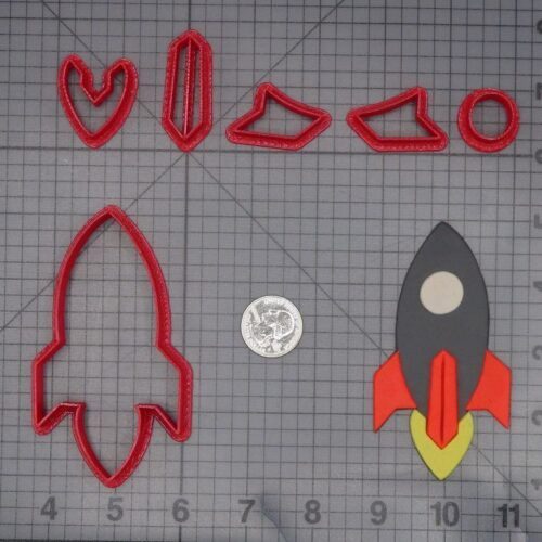 Rocket 266-K823 Cookie Cutter Set