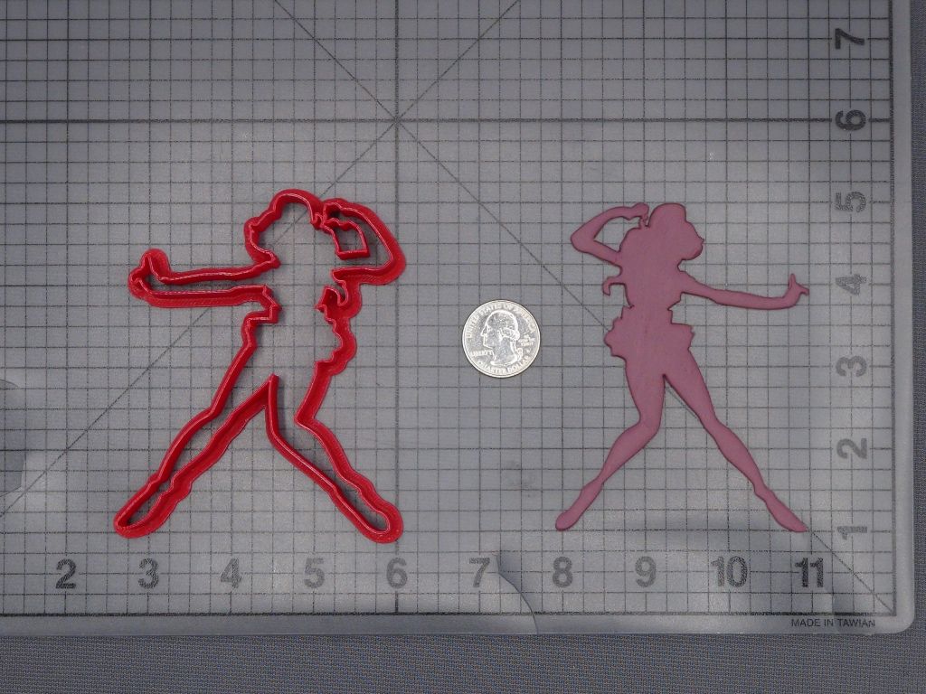 Sailor Moon - Jupiter Body 266-H597 Cookie Cutter Silhouette