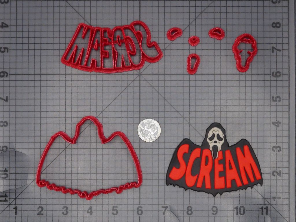 Scream - Ghostface Logo 266-L020 Cookie Cutter Set