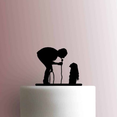 Singer and Fan 225-B823 Cake Topper