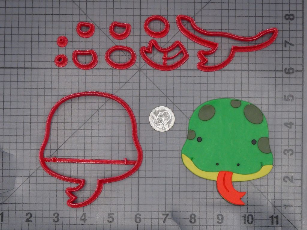 Snake Head 266-K824 Cookie Cutter Set