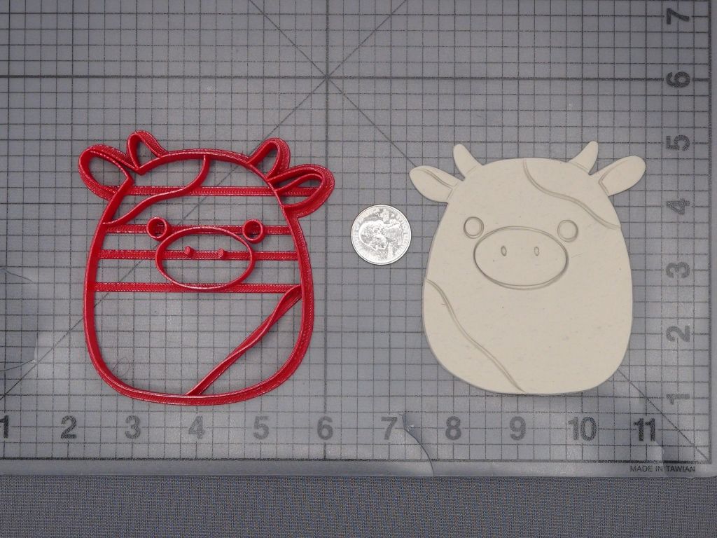 Squishmallow - Connor the Cow Body 266-K935 Cookie Cutter