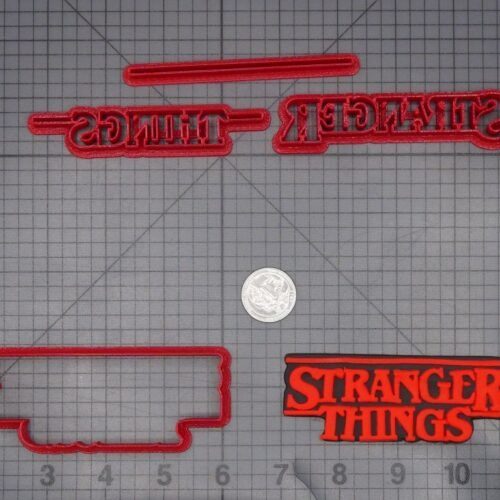 Stranger Things Logo 266-H745 Cookie Cutter Set