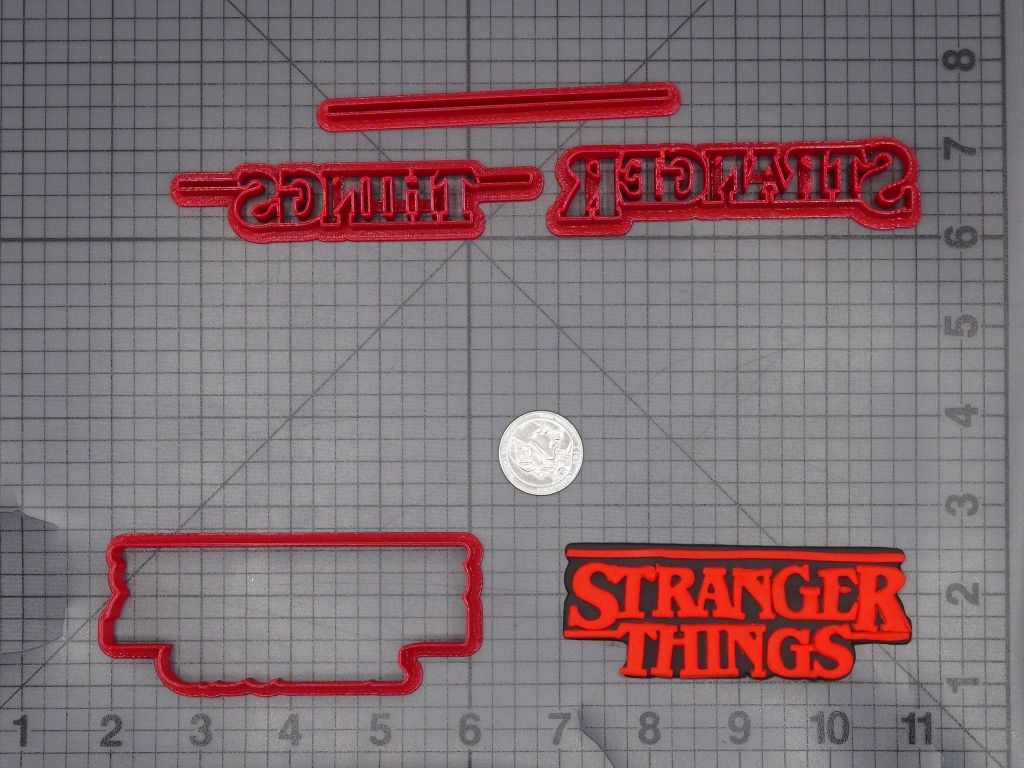 Stranger Things Logo 266-H745 Cookie Cutter Set