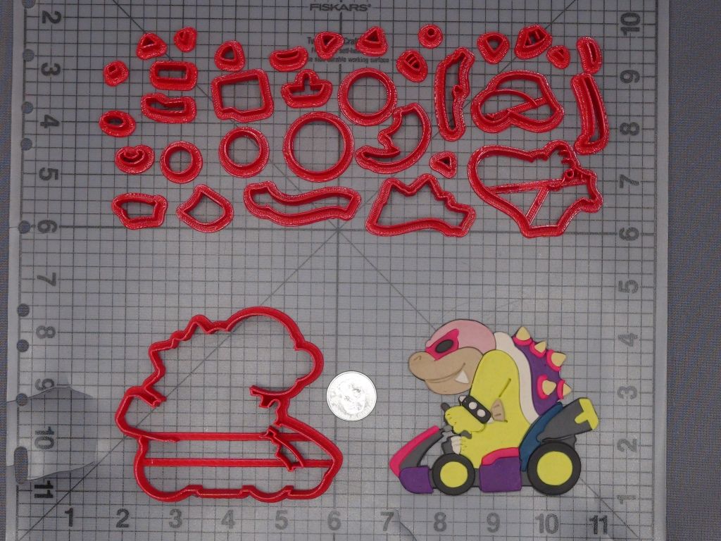 Super Mario – Roy Koopa 266-L054 Cookie Cutter Set