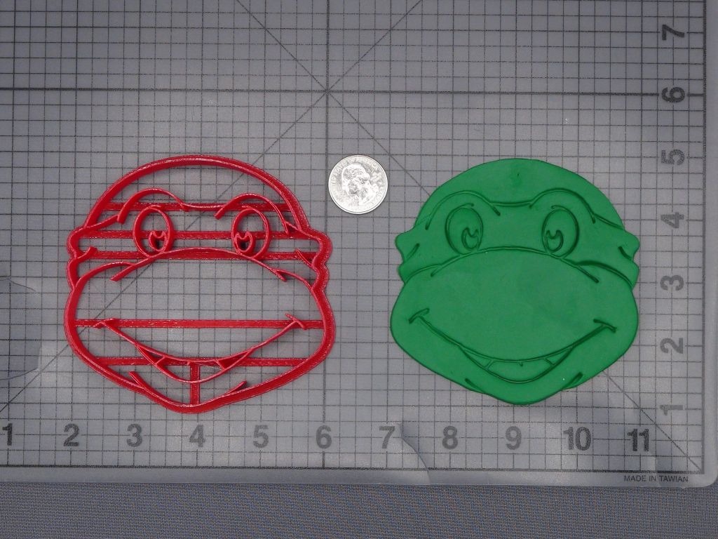 Teenage Mutant Ninja Turtle - TMNT - Turtle Head 266-K904 Cookie Cutter