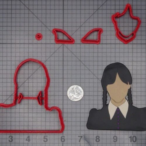 The Addams Family - Wednesday 266-K985 Cookie Cutter Set