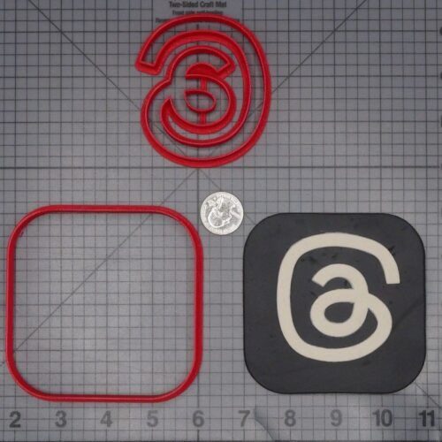 Threads Logo 266-K872 Cookie Cutter Set