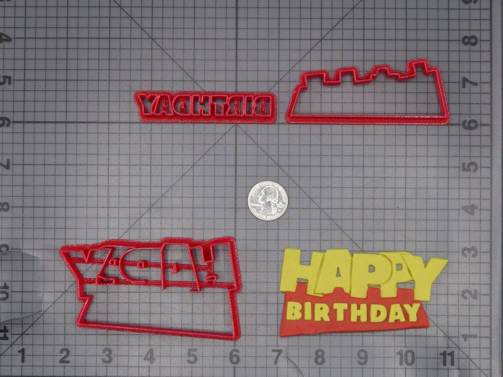 Toy Story - Happy Birthday Logo 266-F592 Cookie Cutter Set