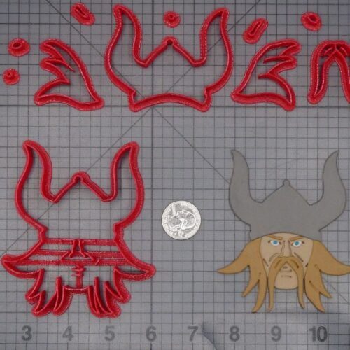 Viking Head 266-K744 Cookie Cutter Set