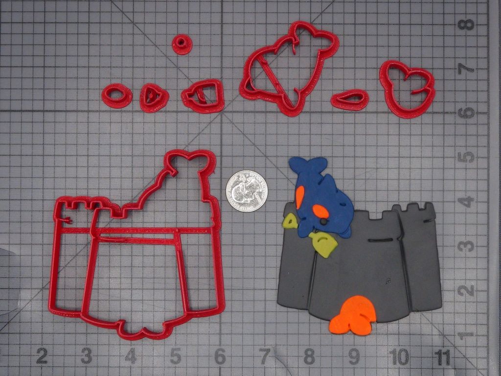 Whale Sand Castle 266-K788 Cookie Cutter Set