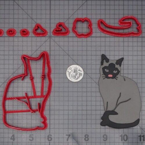 Cat Body 266-K954 Cookie Cutter Set